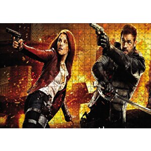 Resident Evil Final Chapter Sahne Puzzle Yapboz Mdf Ahşap 500 Parça
