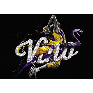 Kobe Bryant Ving Puzzle Yapboz Mdf Ahşap 1000 Parça