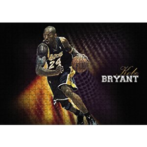 Kobe Bryant Hücum Puzzle Yapboz Mdf Ahşap 500 Parça