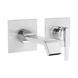 Vitra Suit Ankastre Lavabo Bataryası Krom A42782 Gümüş
