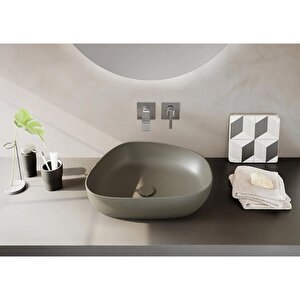 Vitra Suit Ankastre Lavabo Bataryası Krom A42782 Gümüş