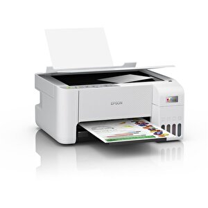Ecotank L3256 Renkli Tanklı Yazıcı Baskı-tarama- Kopya - (usb, Wifi, Wi-fi Direct) + Ori̇ji̇nal Epson Mürekkep C11cj67411