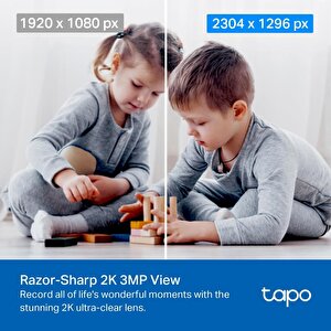 Tp-link Tapo C210 360 Derece 2k Uhd Yatay/dikey Hareketli Wi-fi Güvenlik Kamerası