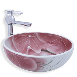Tezgah Üstü Çanak Lavabo E-6008 Desenli̇