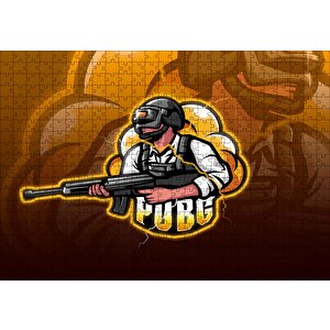 Pubg Fan Art Puzzle Yapboz Mdf Ahşap 500 Parça