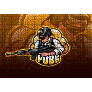 Pubg Fan Art Puzzle Yapboz Mdf Ahşap 1000 Parça