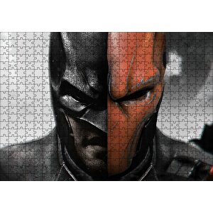 Batman Deathstroke'a Karşı Puzzle Yapboz Mdf Ahşap 500 Parça