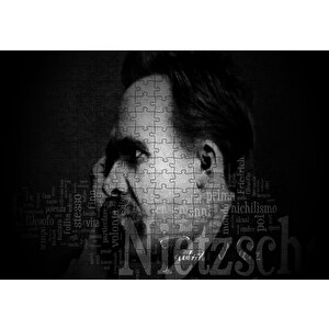 Friedrich Nietzsche Portre Sb Puzzle Yapboz Mdf Ahşap 255 Parça