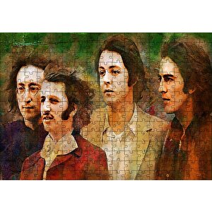 The Beatles Duvar Boyama Puzzle Yapboz Mdf Ahşap 255 Parça