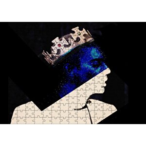 Kadın, Erkek, Taç Ve Yıldızlar Kompozisyon Puzzle Yapboz Mdf Ahşap 255 Parça