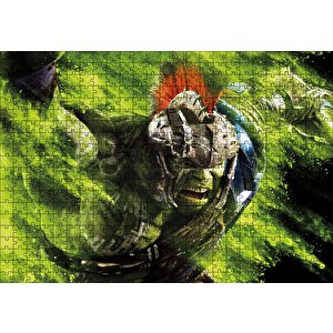 Thor Ragnarok Hulk Mark Ruffalo Puzzle Yapboz Mdf Ahşap 500 Parça