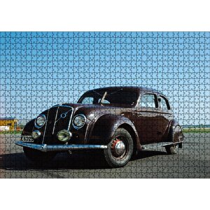 Volvo Pv36 Carioca Kahverengi Modeli Puzzle Yapboz Mdf Ahşap 1000 Parça