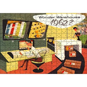 Vintage Üretim Ve Depo Sorumlusu Puzzle Yapboz Mdf Ahşap 255 Parça