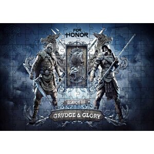 For Honor Season Three Grudge Ve Glory Görseli Puzzle Yapboz Mdf Ahşap 120 Parça
