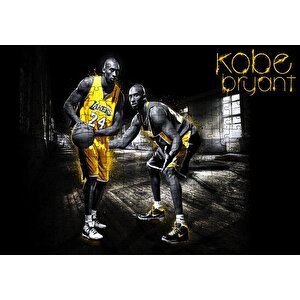 Kobe Bryant Los Angeles Lakers Puzzle Yapboz Mdf Ahşap 255 Parça