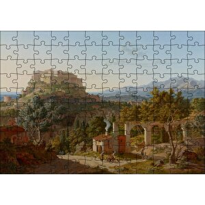 Cakapuzzle  Massa Di Carrara Kalesi Puzzle Yapboz Mdf Ahşap