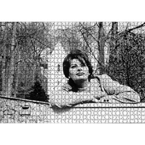Cakapuzzle  Sophia Loren Huzurlu Puzzle Yapboz Mdf Ahşap