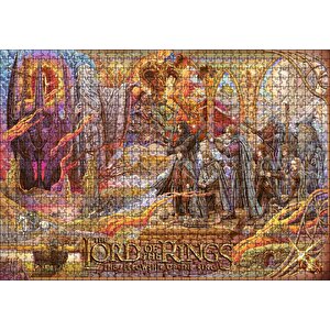 Yüzüklerin Efendisi Dijital Film Afişi Görseli Puzzle Yapboz Mdf Ahşap 1000 Parça
