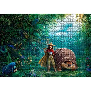 Raya And The Last Dragon Görseli Puzzle Yapboz Mdf Ahşap 1000 Parça