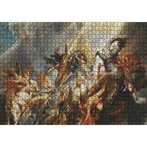 Yunan Mitolojisi Tanrı Tanrıça Görseli Puzzle Yapboz Mdf Ahşap 1000 Parça