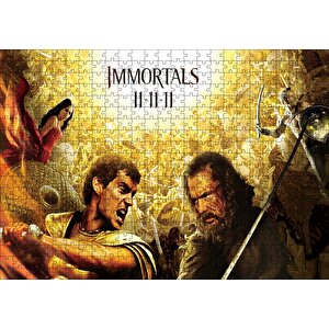 Ölümsüzler İki Karakter Puzzle Yapboz Mdf Ahşap 500 Parça