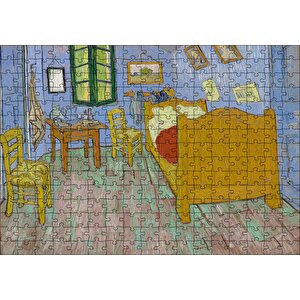 Vincent Van Gogh Yatak Odası Puzzle Yapboz Mdf Ahşap 255 Parça