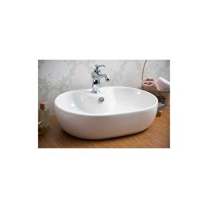 Lena Tezgah Üstü Çanak Lavabo E-4108 Beyaz