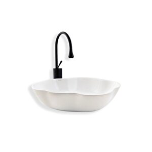 Tezgah Üstü Çanak Lavabo E-4163 Beyaz