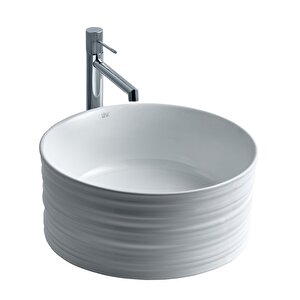 Tezgah Üstü Çanak Lavabo E-2104 Beyaz