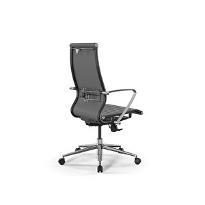 Deri Ofis Koltuğu / Çalışma Sandalyesi Synchrosit 10 B2-110k / 1051085 Gri