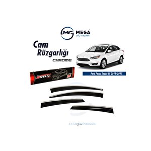 Focus 3 Sedan 2011- Sonrası Krom Cam Rüzgarlık