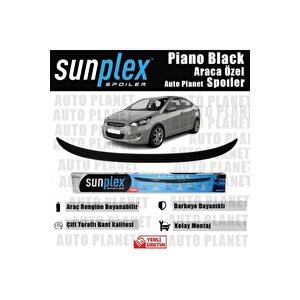 Brand Hyundai Accent Blue Bagaj Üstü Spoiler Piano Black