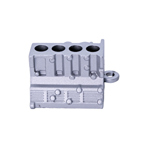 Oto Araba Anahtarlık Motor Blok Metal
