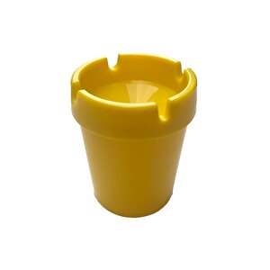 Brand Mini Kokusuz Küllük Sert Plastik Oto Araba Küllük Sarı