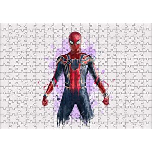 Spider Man Taslak Çizim Puzzle Yapboz Mdf Ahşap 255 Parça