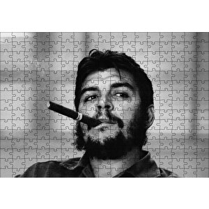 Che Guevara Ve Purosu Sb Puzzle Yapboz Mdf Ahşap 255 Parça