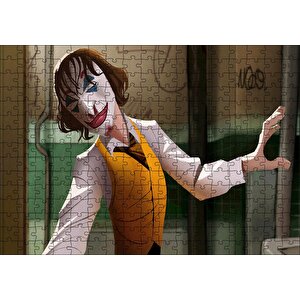 Joker Dansı Çizim Görseli Puzzle Yapboz Mdf Ahşap 255 Parça