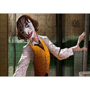 Joker Dansı Çizim Görseli Puzzle Yapboz Mdf Ahşap 120 Parça