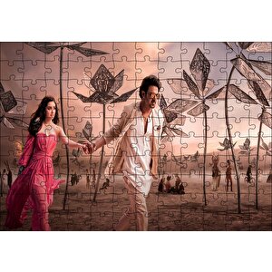 Saaho Prabas Shraddha Kapoor Puzzle Yapboz Mdf Ahşap 120 Parça