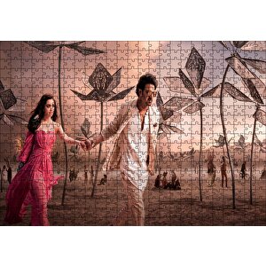 Saaho Prabas Shraddha Kapoor Puzzle Yapboz Mdf Ahşap 500 Parça