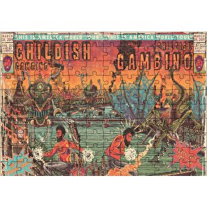 Childish Gambino Poster Puzzle Yapboz Mdf Ahşap 120 Parça