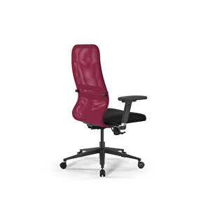 Fileli Ergonomik Ofis Koltuğu / Çalışma Sandalyesi Synchrosit 8 B2-8d – 3d / 1225841 Kırmızı Siyah