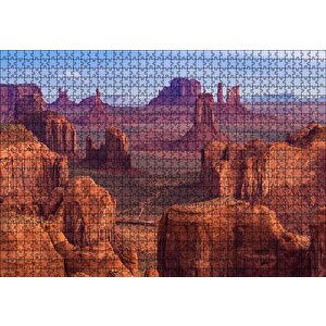 Utah Monument Vadisi Kumtaşları Puzzle Yapboz Mdf Ahşap 1000 Parça