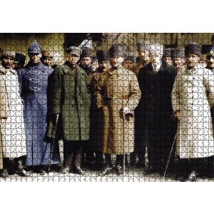 Mustafa Kemal Kurtuluş Savaşı Puzzle Yapboz Mdf Ahşap 1000 Parça