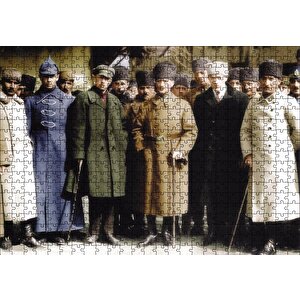 Mustafa Kemal Kurtuluş Savaşı Puzzle Yapboz Mdf Ahşap 500 Parça