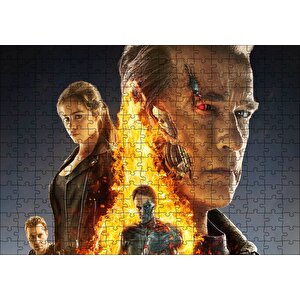 Cakapuzzle Terminatör Genesis Görseli Puzzle Yapboz Mdf Ahşap