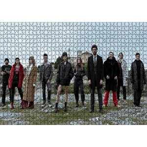 La Casa De Papel Tam Kadro Puzzle Yapboz Mdf Ahşap 1000 Parça