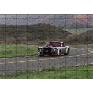 Ford Mustang Fastback Yollarda Görseli Puzzle Yapboz Mdf Ahşap 255 Parça