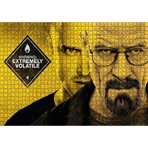 Breaking Bad Dikkat Yüksek Derecede Uçucu Puzzle Yapboz Mdf Ahşap 1000 Parça