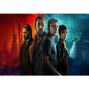 Blade Runner Gosling Ford Leto De Armas Puzzle Yapboz Mdf Ahşap 500 Parça